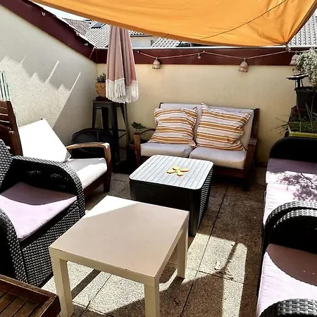 Duplex Solarium Proche Du Port De Larros Mestras דירה
